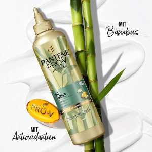 کرم موی پروتئینه بامبو و بیوتین پنتن Pantene Pro-V Go Longer Protein Reconstruct Leave-In Hair Cream حجم ۲۷۰ میلی لیتر