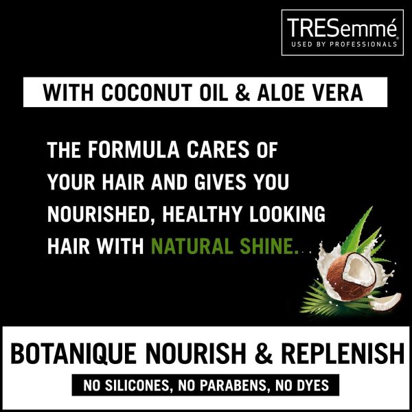 شامپو بوتانیک ترزمه Tresemme Botanique Nourish & Replenish حجم 700 میلی لیتر - Image 3