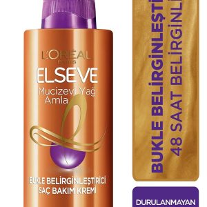 کرم حالت دهنده موی فر لورال Loreal سری Elseve مدل Mucizevi Yag حجم 200 میلی لیتر