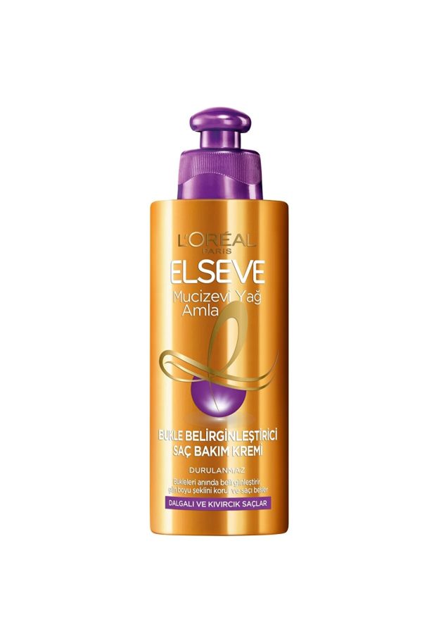 کرم حالت دهنده موی فر لورال Loreal سری Elseve مدل Mucizevi Yag حجم 200 میلی لیتر - Image 4