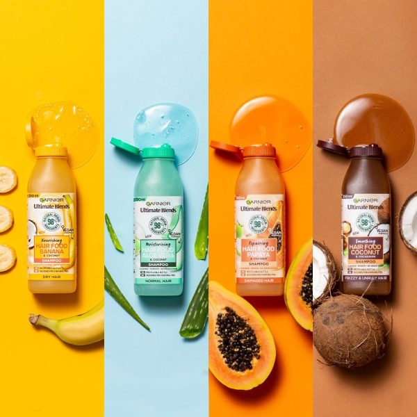 شامپو مغذی موز و نارگیل گارنیر(گارنیه) مناسب موهای خشک Garnier Nourishing Banana حجم 350 میلی لیتر - Image 3