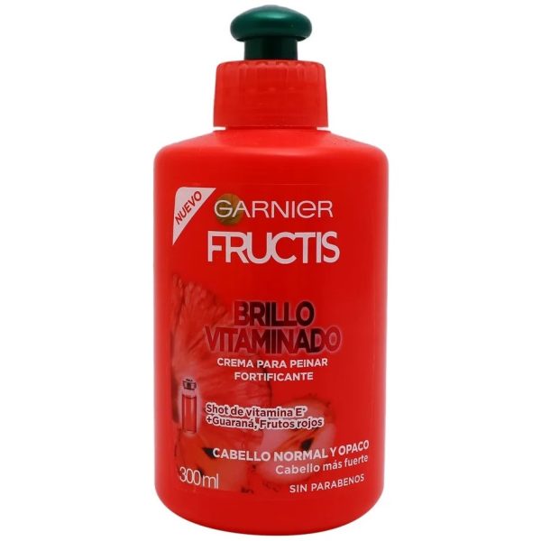 کرم موی درخشان کننده و استحکام بخش گارنیه (گارنیر) Garnier Fructis Brillo Vitaminado