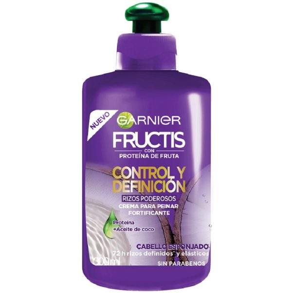 کرم حالت دهنده و تقویت کننده موهای فر گارنیه (گارنیر) Garnier Fructis control y definicion