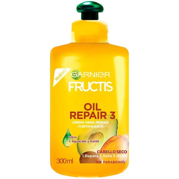 کرم موی مغذی و لطیف ‌کننده گارنیه (گارنیر) Garnier Oil Repair 3