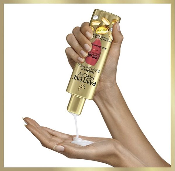 شامپو سرمی پنتن آلمانی محافظ رنگ مو Pantene Pro-V Color Protect Anti-Oxidant Miracle Serum Shampoo حجم ۲۲۵ میلی لیتر - Image 3
