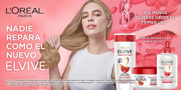 کرم موی ترمیم کننده کامل لورال توتال ریپیر LOreal Reparacion Total 5 حجم 300 میلی لیتر - Image 3