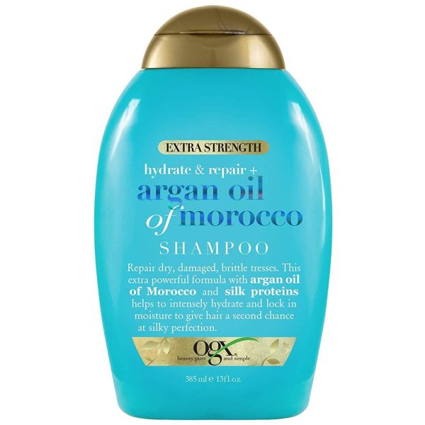 شامپو ترمیم و احیا کننده روغن آرگان او جی ایکس Ogx Argan Oil Extra Strength حجم 385 میلی لیتر
