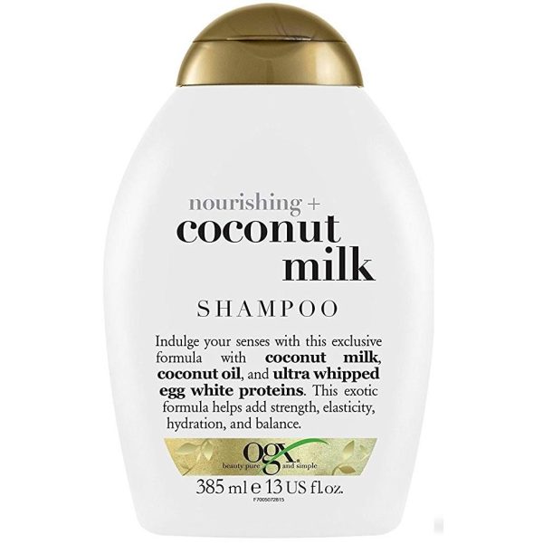 شامپو تغذیه کننده شیر نارگیل او جی ایکس Ogx Coconut Milk حجم 385 میلی لیتر