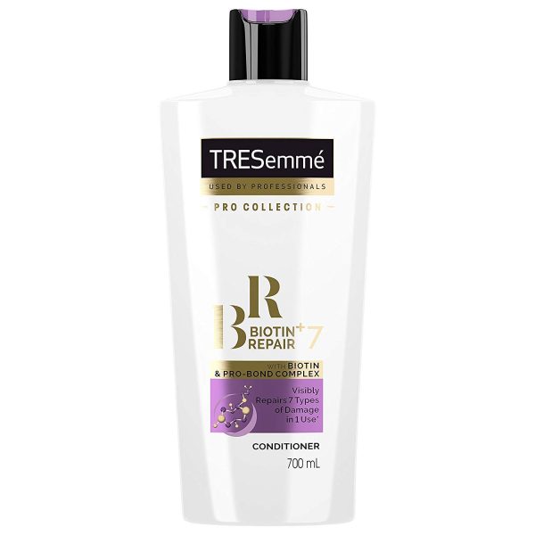 نرم کننده و ترمیم کننده 7 کاره ترزمه Tresemme مدل بیوتین Biotin + Repair 7 حجم 700 میلی لیتر