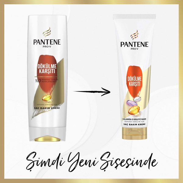 نرم کننده ضدریزش پنتن Pantene Dökülme Karşıtı Saç Bakım Kremi حجم 275 میلی لیتر - Image 4