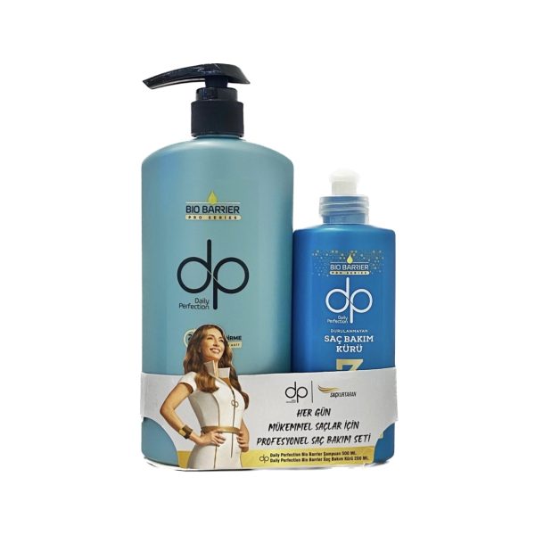 پک شامپو آبرسان بدون سولفات و کرم موی دی پی دکس (BIOBARRIER dp (daily perfection حجم 500 و 200 میلی لیتر