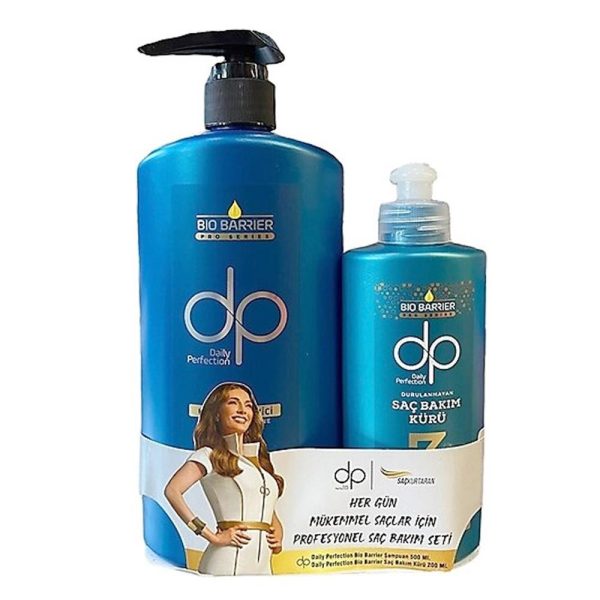 پک شامپو ضدشوره بدون سولفات و کرم موی دی پی دکس (BIOBARRIER dp (daily perfection حجم 500 و 200 میلی لیتر