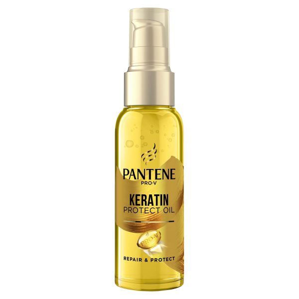 سرم موی محافظ کراتین پنتن آلمانی Pantene Pro-V Keratin Protect Oil حجم ۱۰۰ میلی لیتر