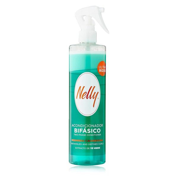 اسپری دو فاز نلی مخصوص موهای فر Nelly Bi-phase Curl Conditioner حجم 400 میلی لیتر