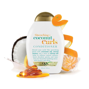 نرم کننده موهای فر او جی ایکس Ogx Coconut Curls Conditioner حجم 385 میلی لیتر