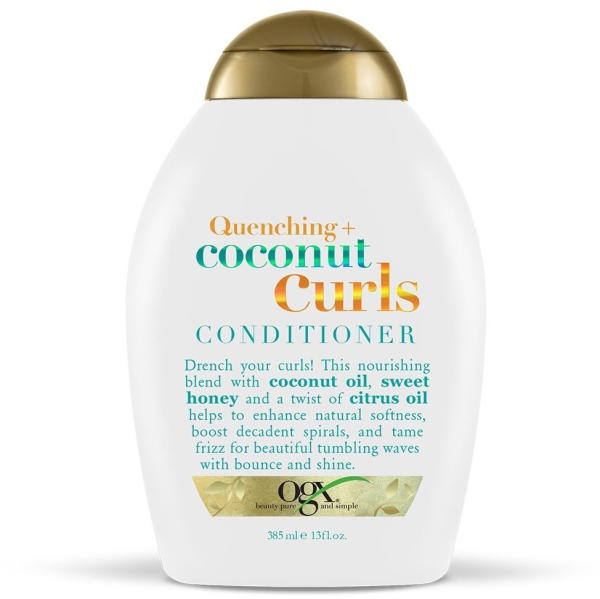 نرم کننده موهای فر او جی ایکس Ogx Coconut Curls Conditioner حجم 385 میلی لیتر