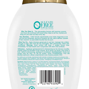 شامپو موهای فر او جی ایکس Ogx Coconut Curls Shampoo حجم 385 میلی لیتر