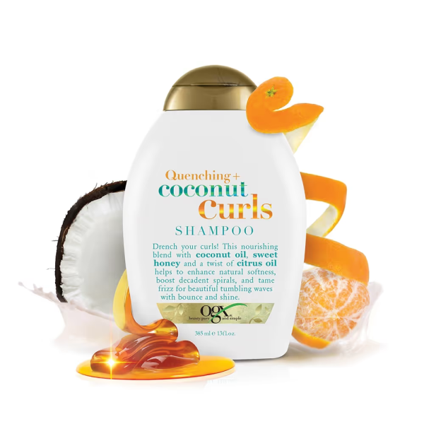 شامپو موهای فر او جی ایکس Ogx Coconut Curls Shampoo حجم 385 میلی لیتر - Image 3