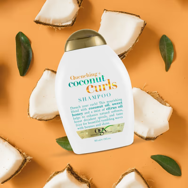 شامپو موهای فر او جی ایکس Ogx Coconut Curls Shampoo حجم 385 میلی لیتر - Image 4