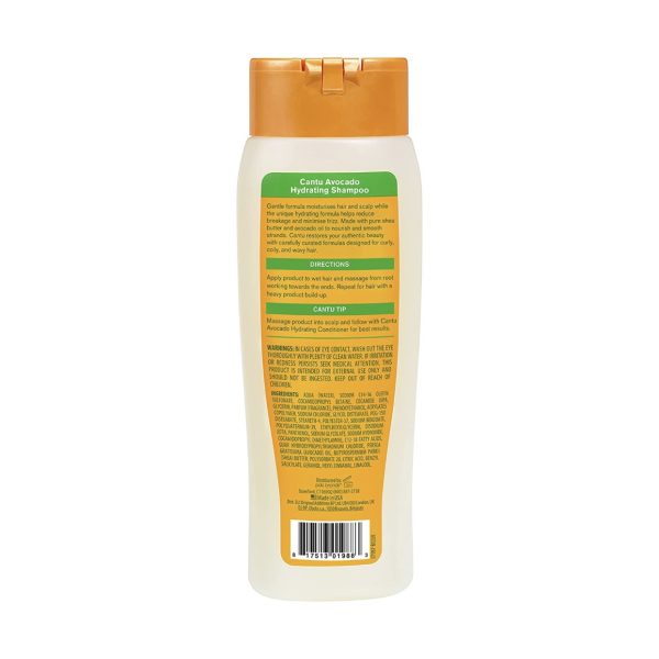 شامپو آبرسان آووکادو کنتو بدون سولفات Cantu Avocado Hydrating Cream Shampoo حجم 400 میلی لیتر - Image 2