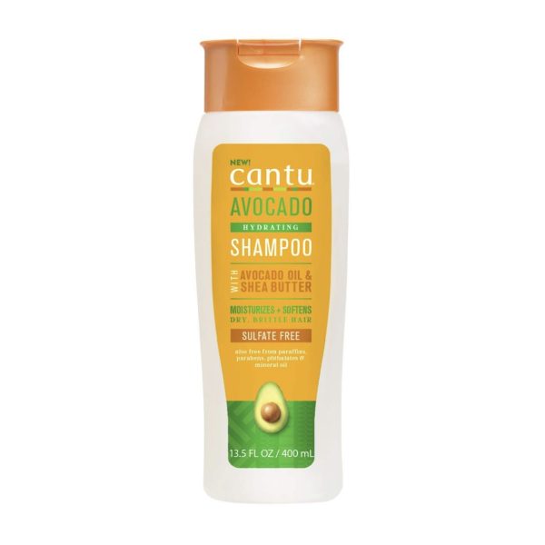 شامپو آبرسان آووکادو کنتو بدون سولفات Cantu Avocado Hydrating Cream Shampoo حجم 400 میلی لیتر