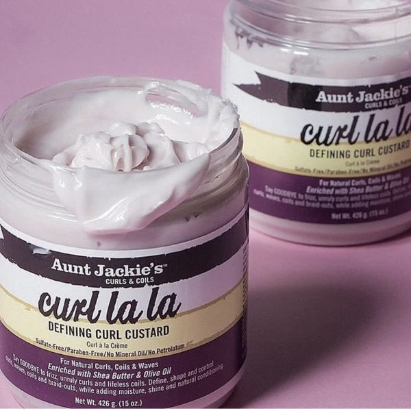 کاسترد کرل لالا آنت جکیز حالت دهنده موهای فر Aunt Jackie's Curls & Coils Curl La La Defining Custard حجم 426 گرم - Image 3