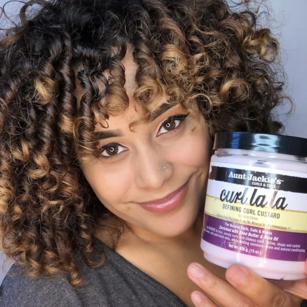 کاسترد کرل لالا آنت جکیز حالت دهنده موهای فر Aunt Jackie's Curls & Coils Curl La La Defining Custard حجم 426 گرم - Image 6