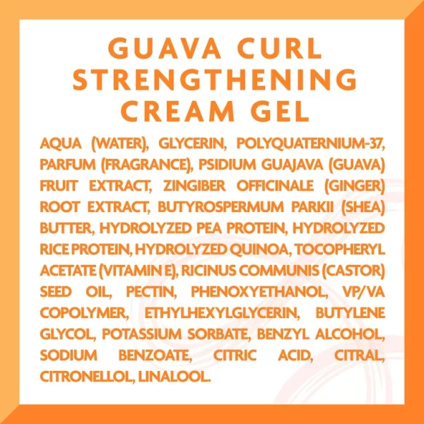 ژل کرم گواوا کنتو حالت دهنده موهای فر Cantu Guava Curl Style & Strengthen Cream Gel حجم 340 گرم - Image 8