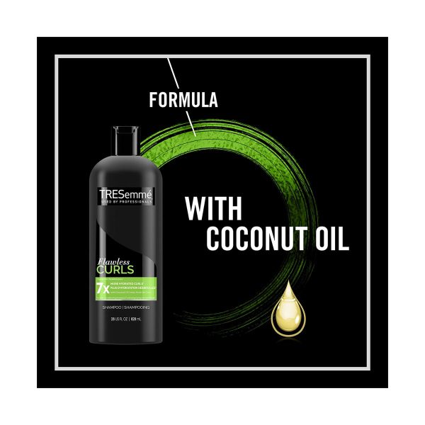 شامپو آبرسان موهای فر ترزمه TRESemme Flawless Curls حجم 828 میلی لیتر - Image 3