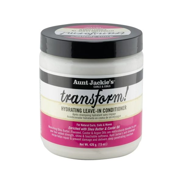 آبرسان و نرم کننده بعد از حمام آنت جکیز Aunt Jackie's Transform Hydrating Leave-In Conditioner حجم 426 گرم