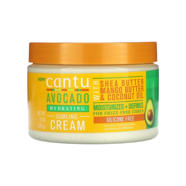 کرم موی فر کننده کنتو آووکادو Cantu Avocado Curling Cream حجم 340 گرم