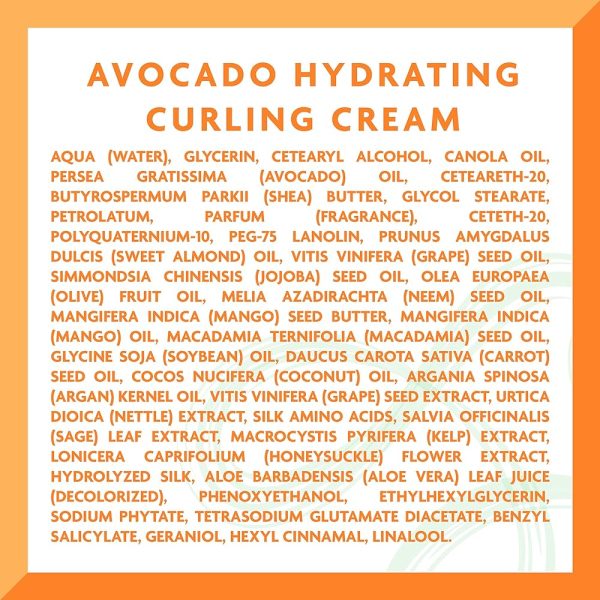 کرم موی فر کننده کنتو آووکادو Cantu Avocado Curling Cream حجم 340 گرم - Image 5