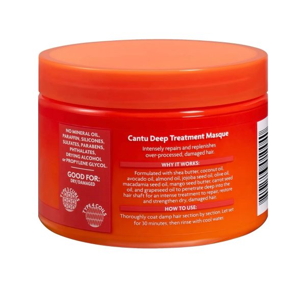 ماسک موی درمانی عمیق کنتو شی‌ باتر Cantu Deep Treatment Masque حجم 340 گرم 8 - Image 3