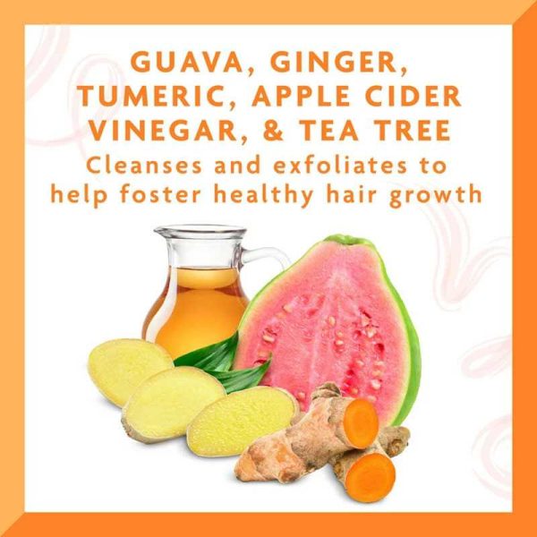 اسکراب و پاکسازی درمانی کف سر کنتو گواوا و زنجبیل Cantu Guava & Ginger Scalp Exfoliating Pre-Poo Treatment حجم 180 میلی لیتر - Image 2