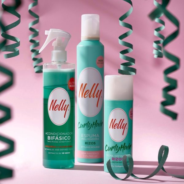 موس حالت دهنده موهای فر نلی Nelly Curly Hair Styling Mousse حجم 300 میلی لیتر - Image 3