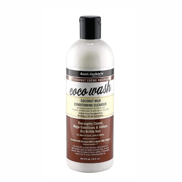 كوکوواش شیر نارگیل آنت جكیز Aunt Jakies Coco Wash حجم 473 میلی‌لیتر