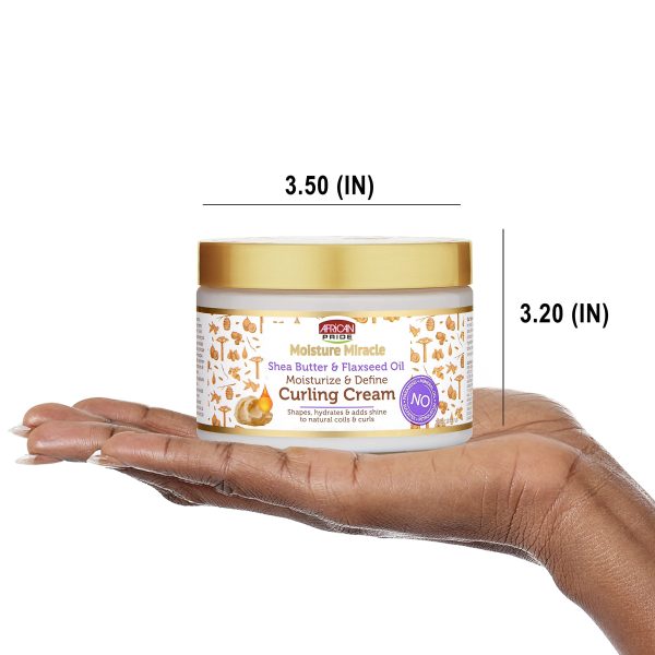 کرم فر کننده بعد از حمام افریکن پراید African Pride Moisture Miracle Shea Butter & Flaxseed Oil Curling Cream حجم 340 گرم - Image 5