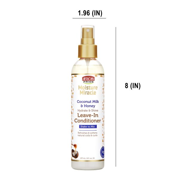 اسپری نرم کننده بعد از حمام افریکن پراید مدل Miracle Coconut Milk & Honey حجم 237 میلی لیتر - Image 5