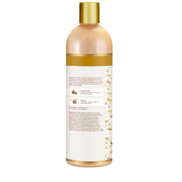 شامپو بدون سولفات موی فر افریکن پراید AFRICAN PRIDE MOISTURE MIRACLE  HONEY & COCONUT OIL SHAMPOO حجم 473 میلی لیتر - Image 2