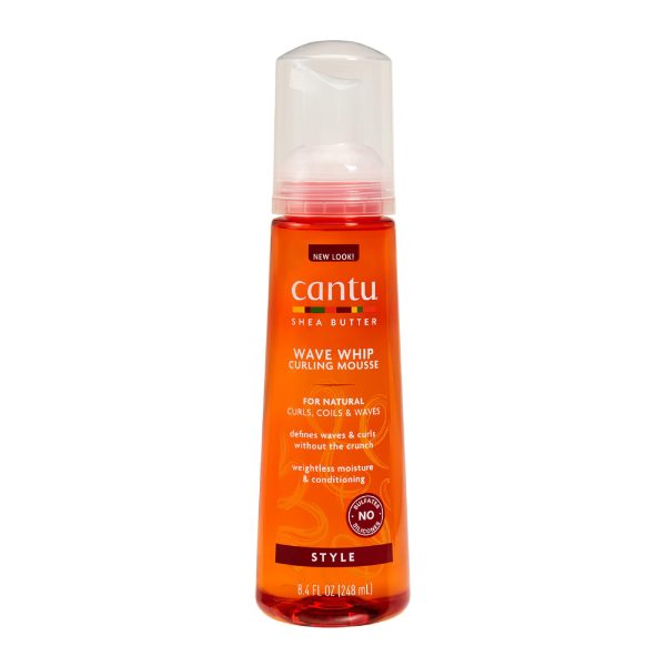 موس فر کننده کنتو مدل شی‌ باتر Cantu Wave Whip Curling Mousse حجم 248 میلی لیتر