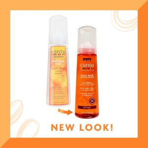 موس فر کننده کنتو مدل شی‌ باتر Cantu Wave Whip Curling Mousse حجم 248 میلی لیتر
