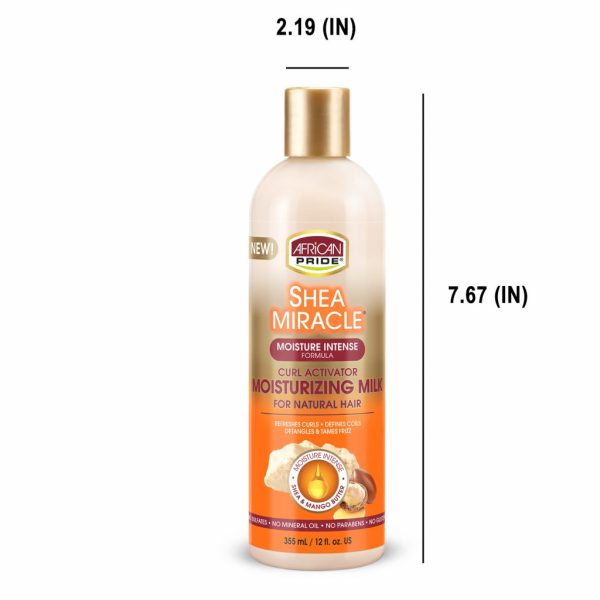 شیر اکتیویتور موی فر افریکن پراید African Pride Curl Activator Moisturizing Milk حجم 355 میلی لیتر - Image 7
