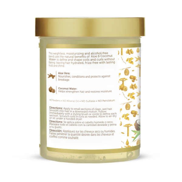 ژل حالت دهنده موی فر افریکن پراید African Pride Moisture Miracle Hydrate & Hold Curl Defining Hair Gel حجم 510 گرم - Image 3