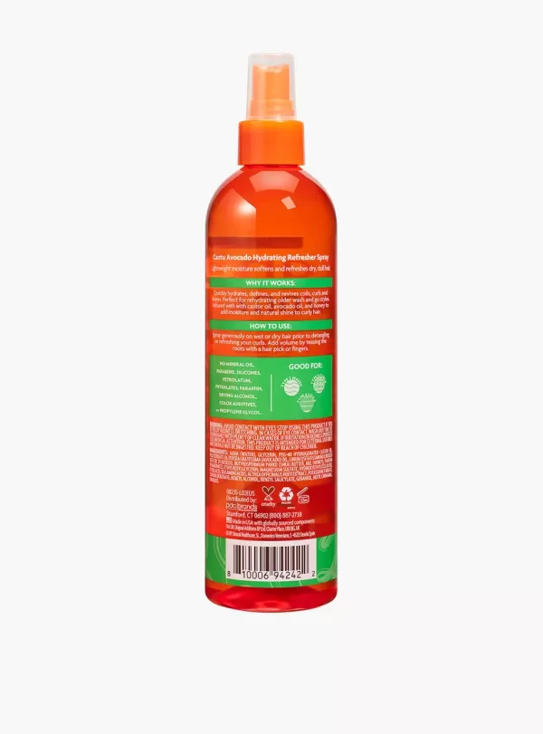 اسپری ریفرش کننده آووکادو کنتو Cantu Avocado Hydrating Refresher Spray 355ml - Image 2