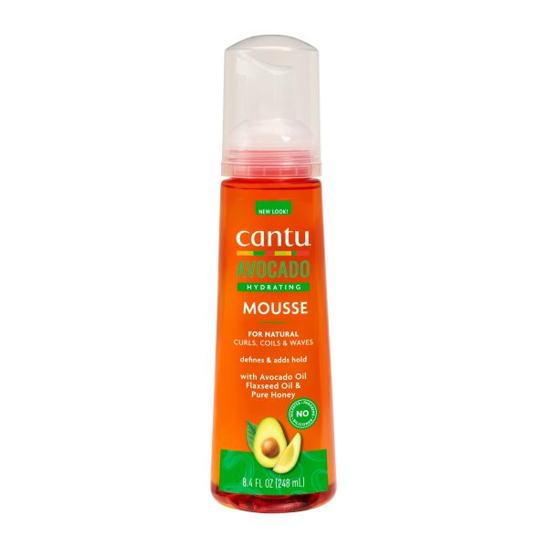 موس آووکادو کنتو فر کننده و مرطوب کننده Cantu Avocado Hydrating Mousse حجم 248 میلی لیتر