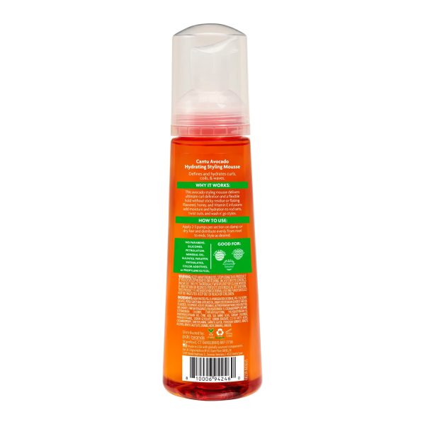 موس آووکادو کنتو فر کننده و مرطوب کننده Cantu Avocado Hydrating Mousse حجم 248 میلی لیتر - Image 2