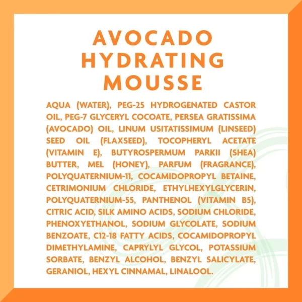 موس آووکادو کنتو فر کننده و مرطوب کننده Cantu Avocado Hydrating Mousse حجم 248 میلی لیتر - Image 10
