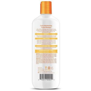 شامپو آبرسان موی فر کنتو سولفات دار Cantu Moisturizing Cream Shampoo حجم 400 میلی لیتر