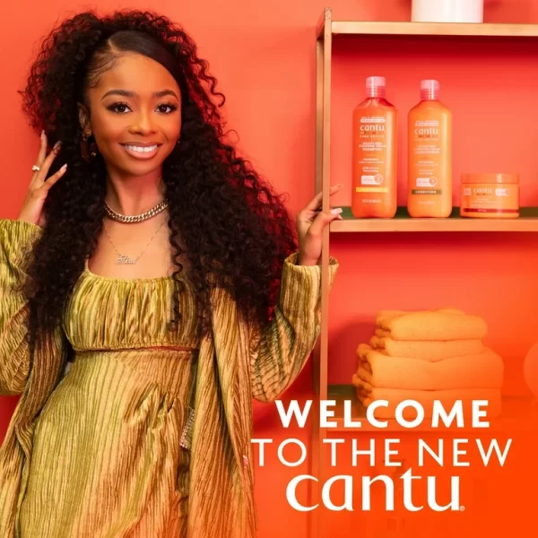 نرم کننده بدون سولفات موی فر کنتو Cantu Sulfate Free Hydrating Cream Conditioner حجم 739 میلی لیتر - Image 7