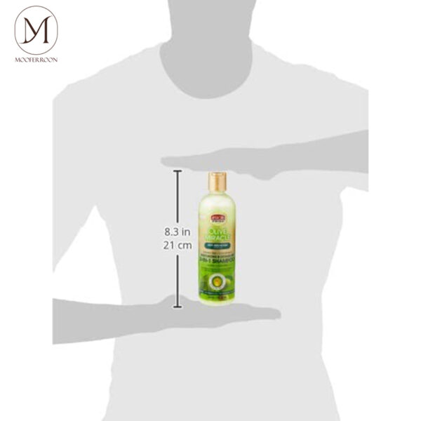 نرم کننده بعد از حمام زیتون آفریکن پراید African Pride Olive Miracle Leave-In Conditioner 355ml - Image 2
